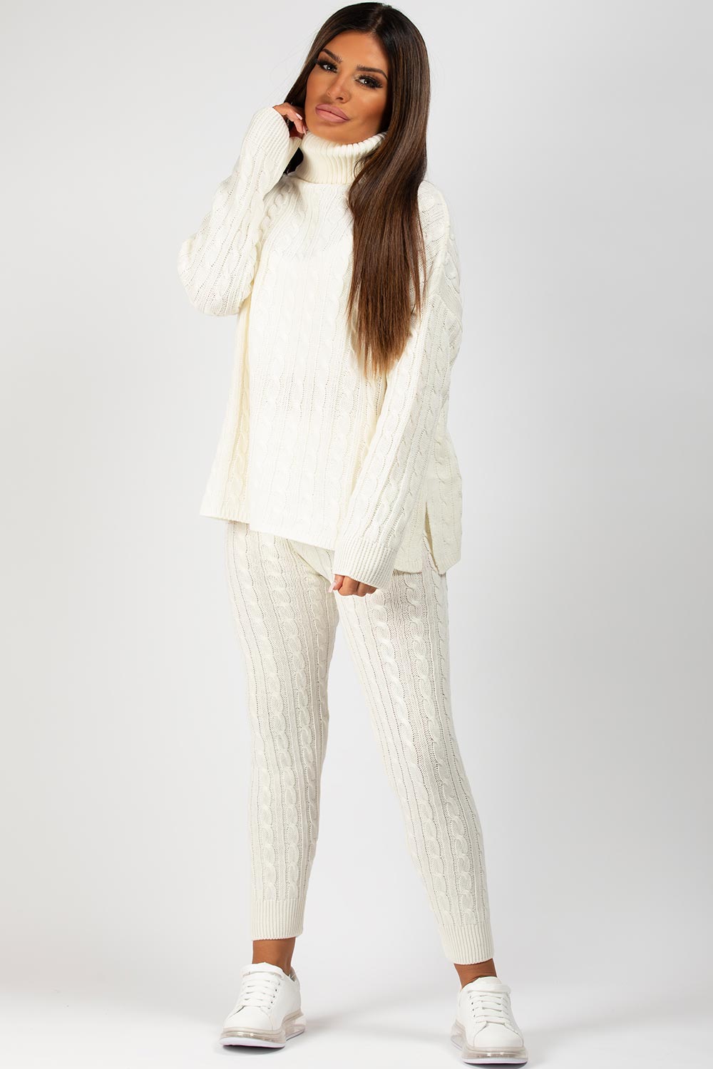loungewear set cream