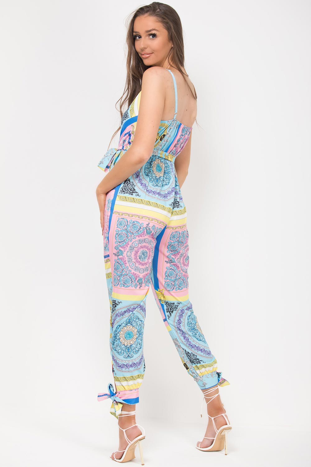 scarf print jumpsuit uk
