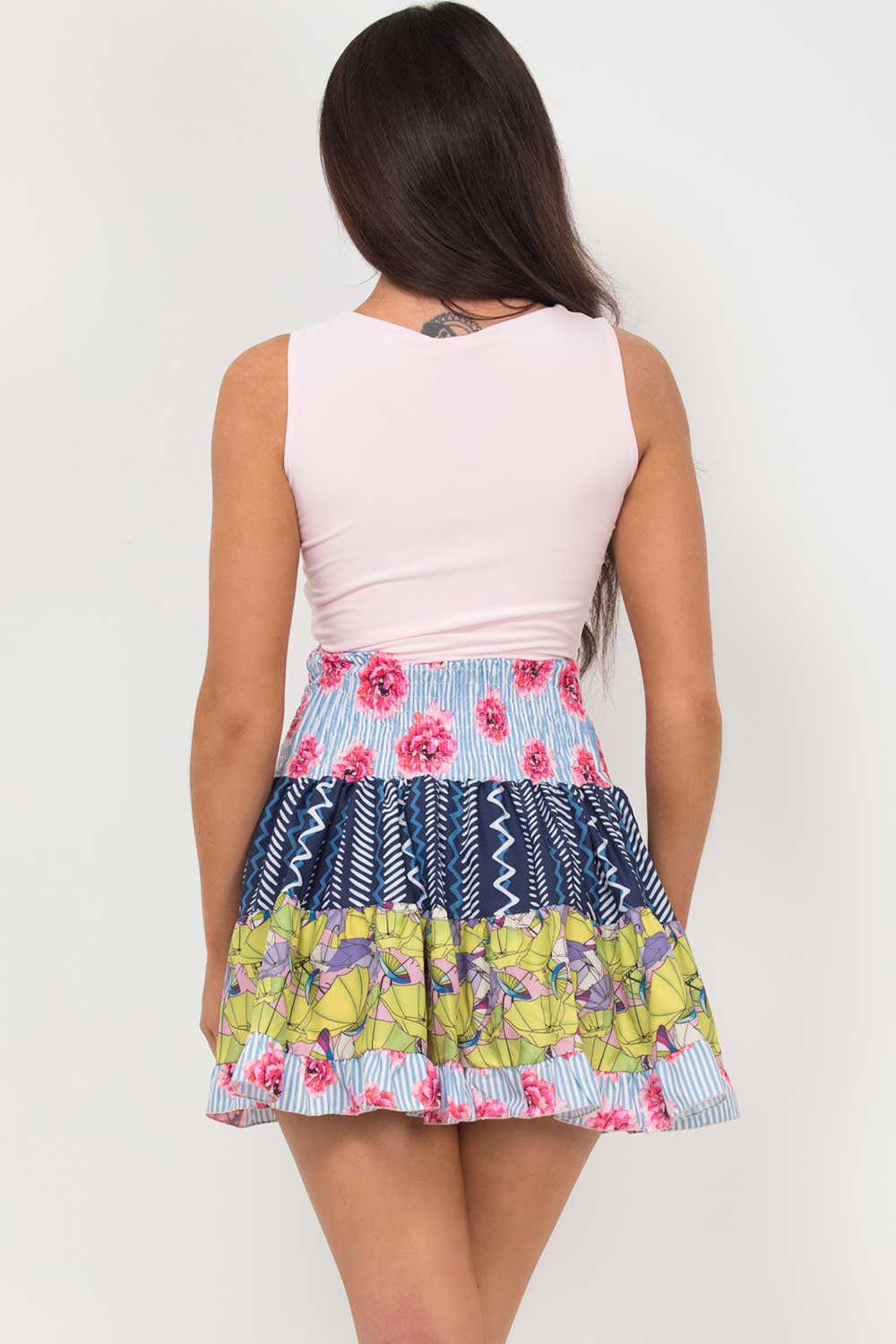 slinky lined bodysuit pink