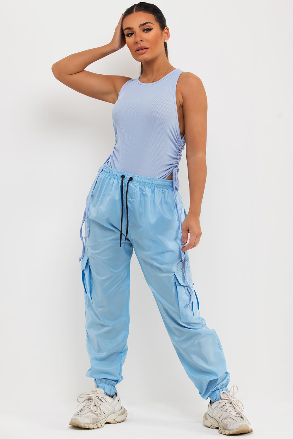 shell cargo pants womens