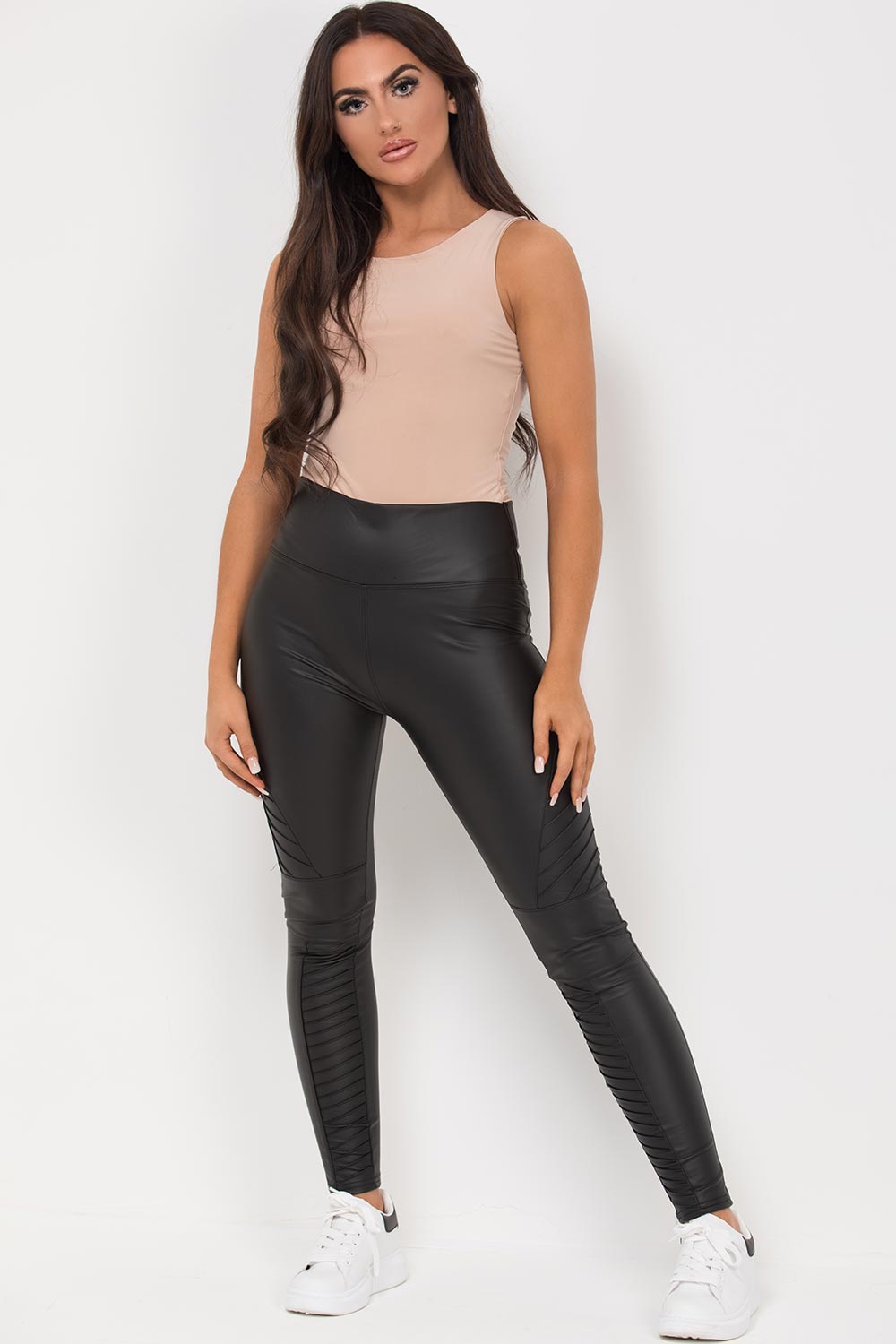 racer slinky sleeveless bodysuit thong