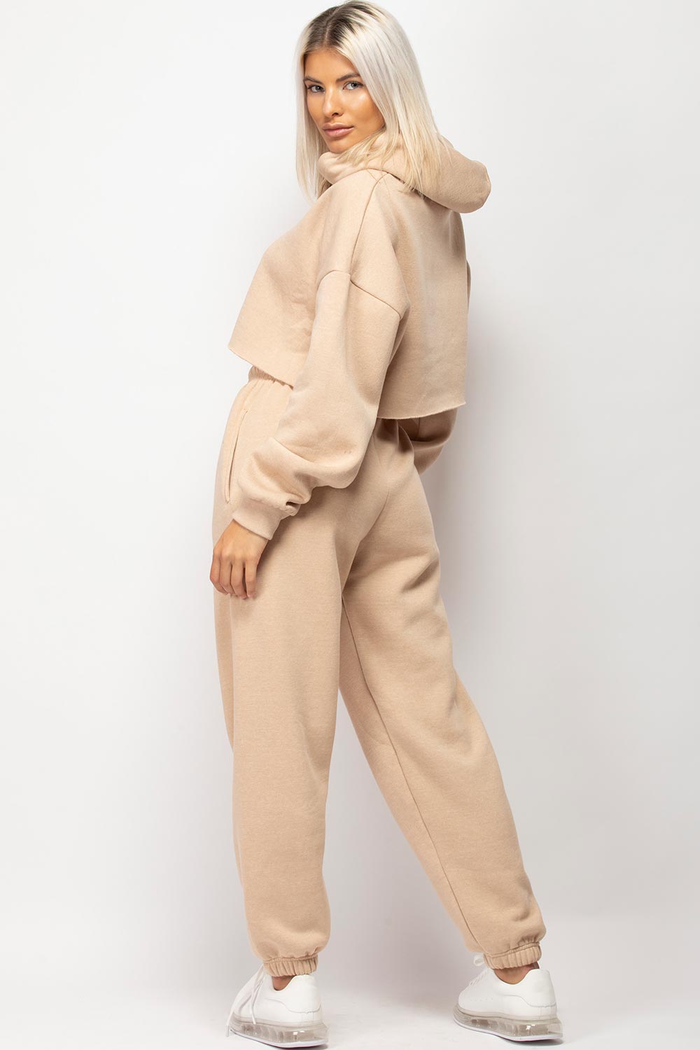womens stone oversized loungewear set