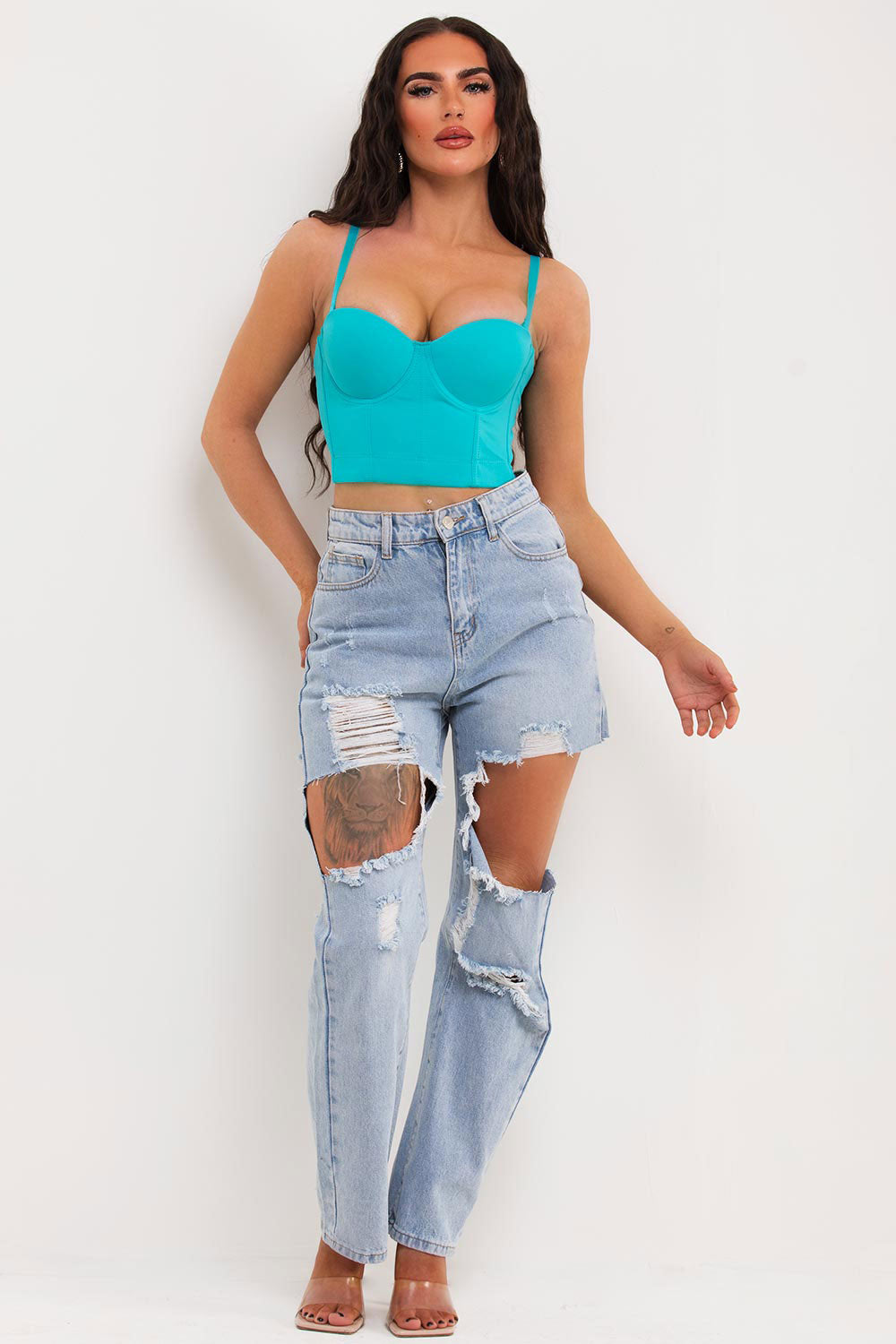 structured corset top