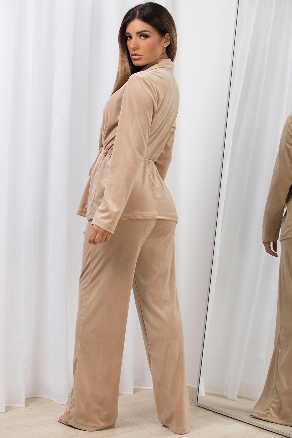velour loungewear set