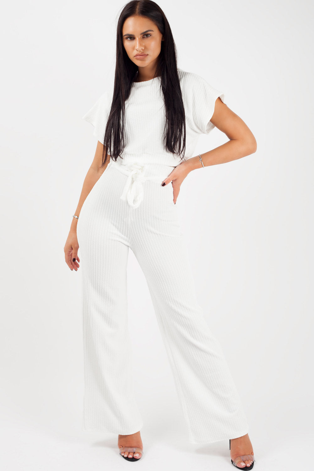 white loungewear set