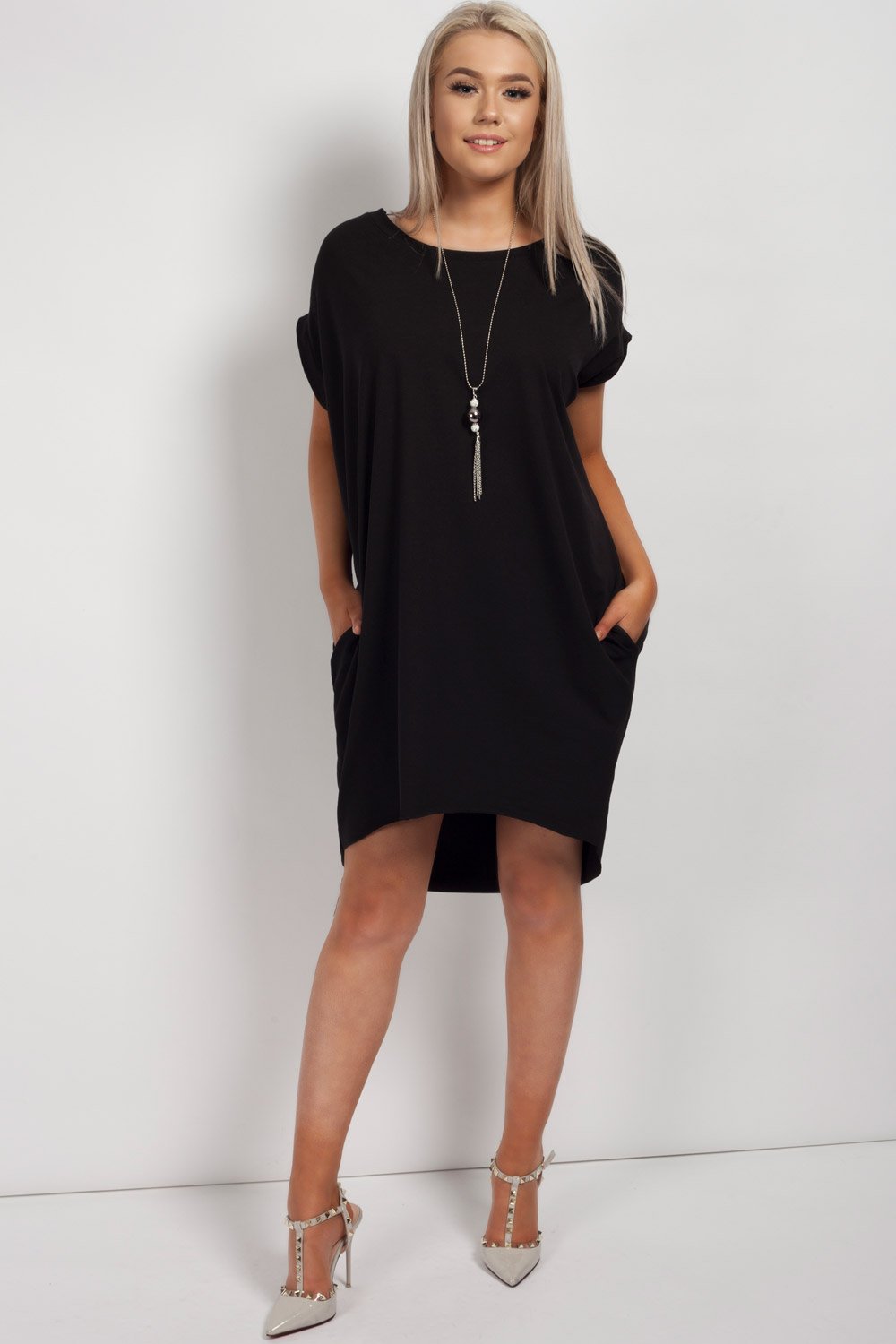 oversized black top womens