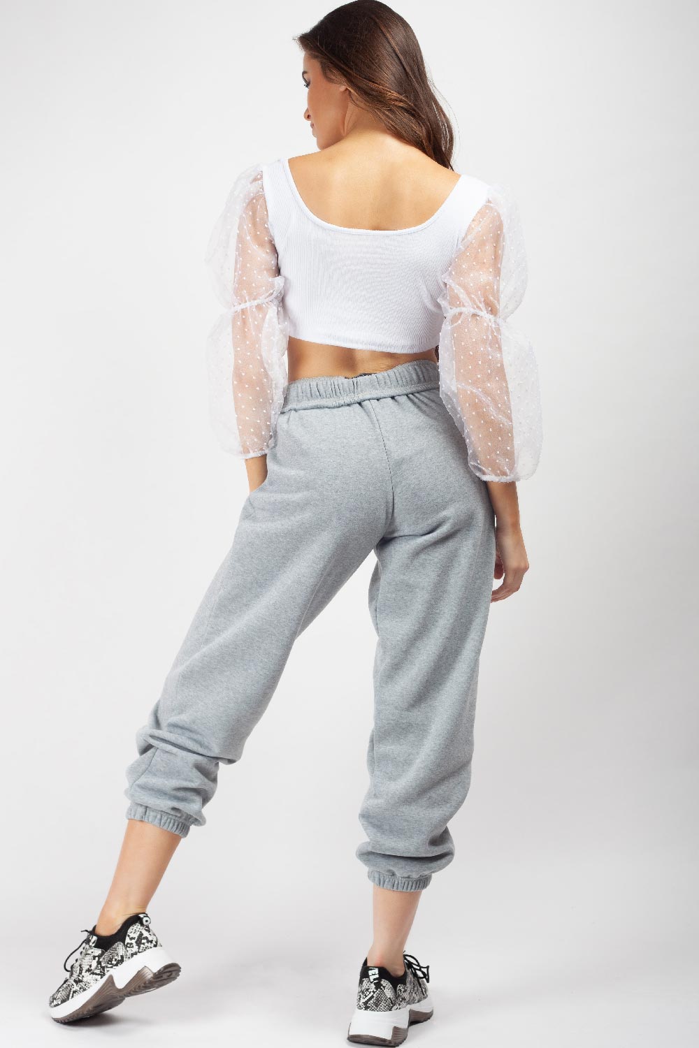 grey sweatpants women