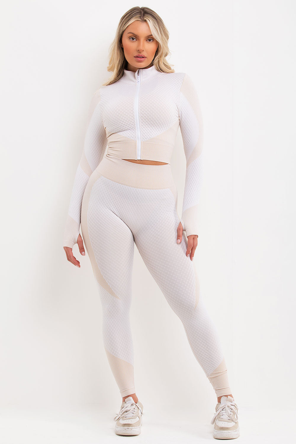 three piece gym wear co ord set