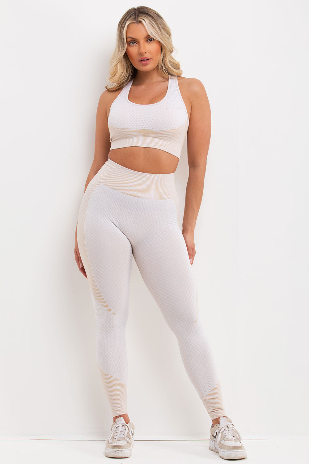 womens three piece gym wear set co ord