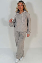womens zara loungewear set hoodie and jogger tracksuit with c emblem