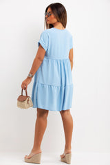 tiered smock dress holiday outfit