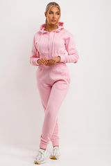 womens tracksuit zip front