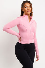 womens zip up sports jacket skims inspired