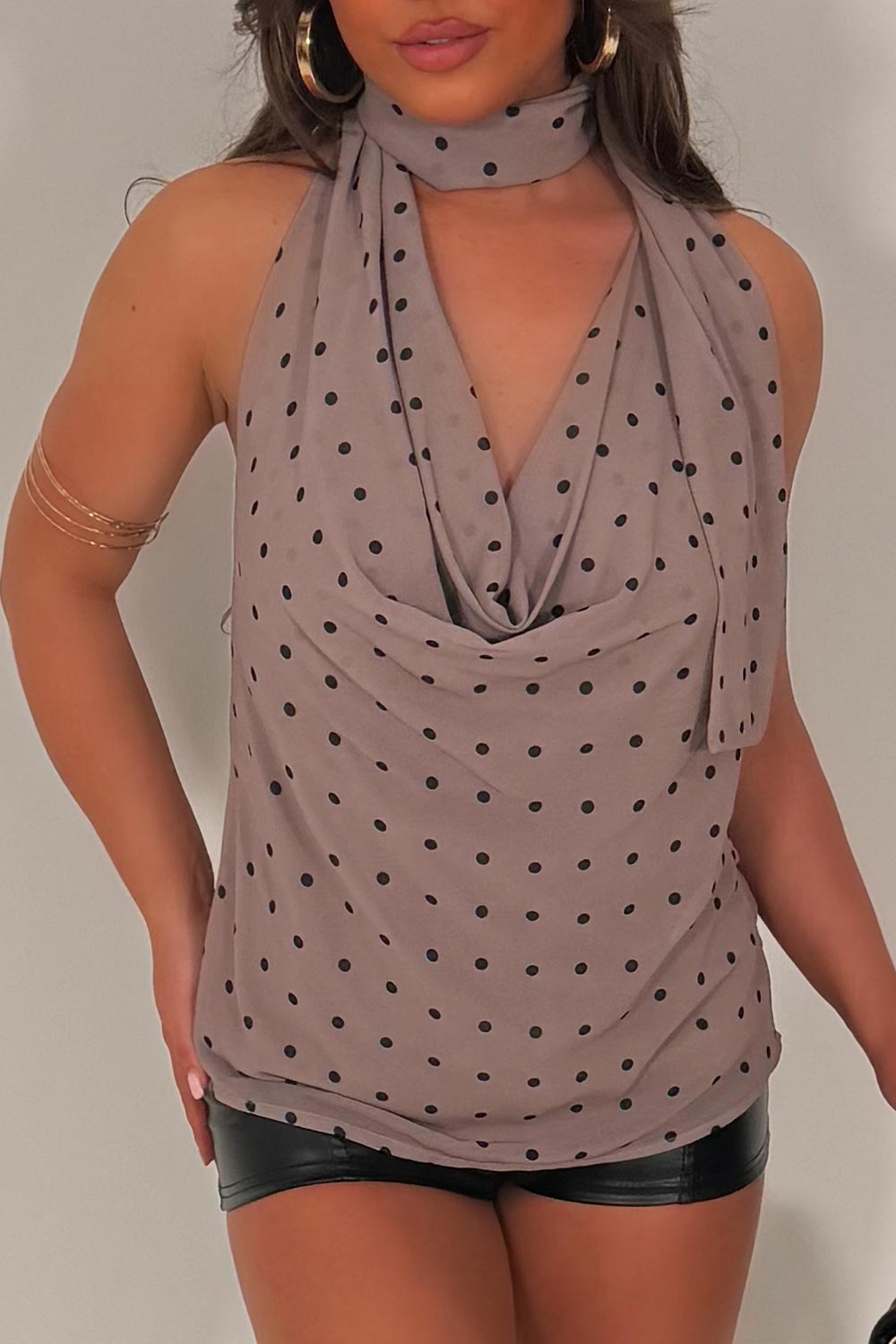 summer festival tops polka dot print styledup whitefox uk