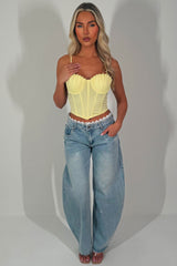 diamante rhinestone wide leg jeans with lace trim for womens zara uk sale