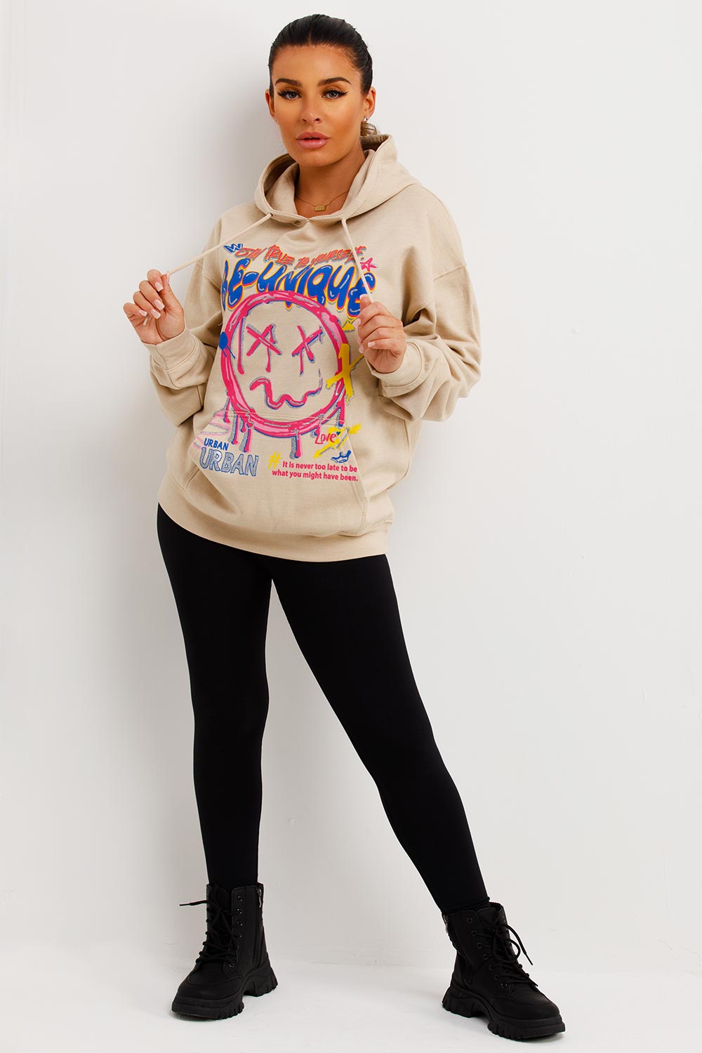 oversized hoodie with be unique print