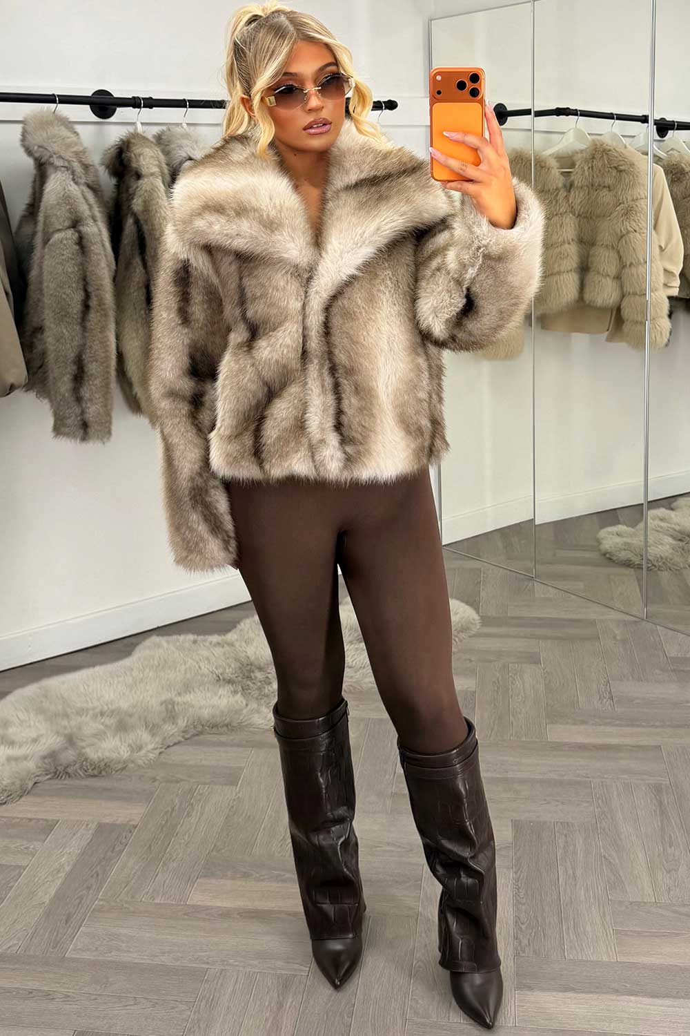 styledup fur coat for womens