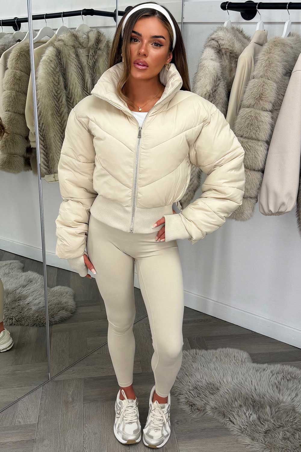 cropped atmosphere puffer alo yoga uk sale