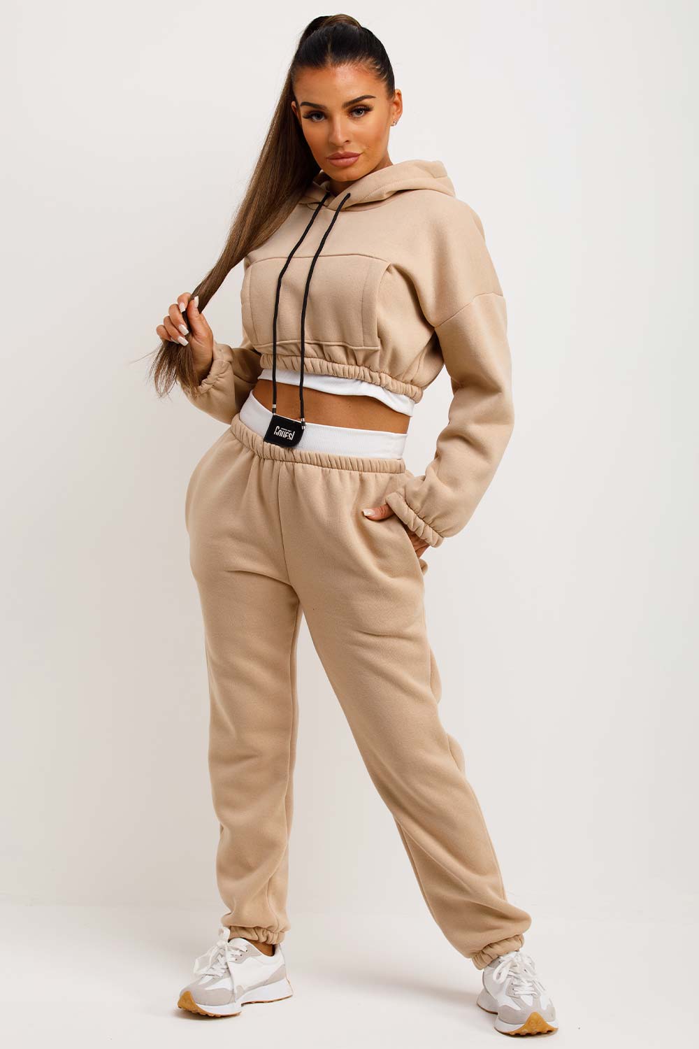 womens crop tracksuit