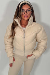 cropped puffer padded winter jacket alo yoga sale uk