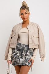 zara womens faux leather bomber jacket