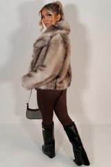 womens zara fur coat styledup