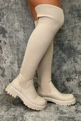 over the knee sock boots womens