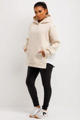 oversized hoodie with contrast back