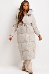 womens long puffer coat for winter styledup