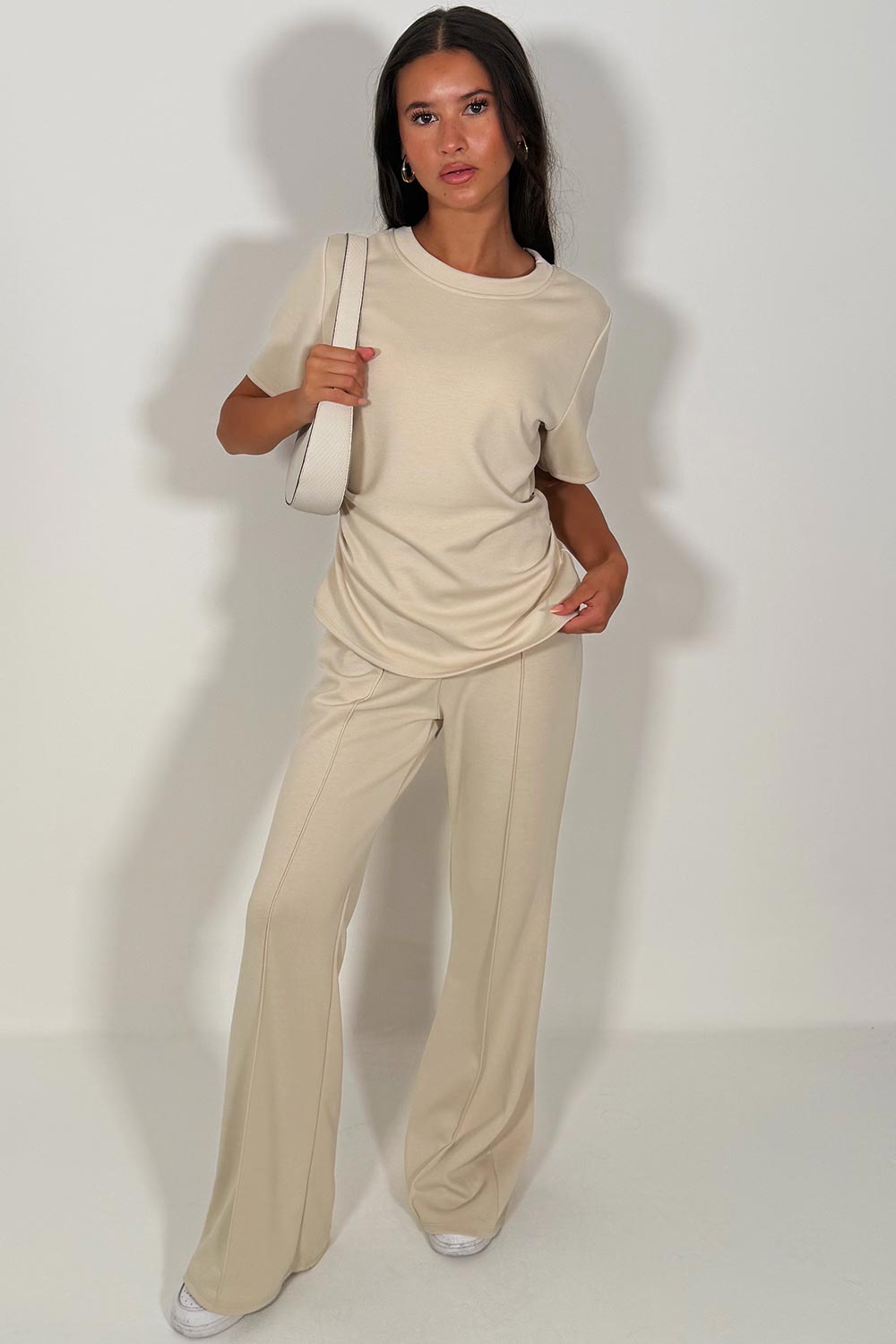 womens travel airport outfit summer lounge set 