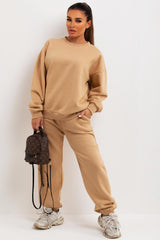 womens sweatshirt and joggers co ord set tracksuit