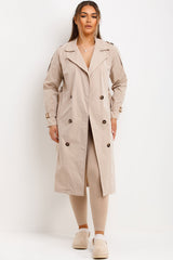 womens longline trench coat for womens