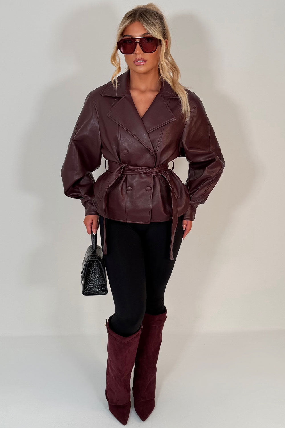 styledup faux leather jacket uk