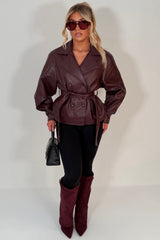 styledup faux leather jacket uk