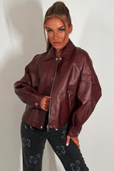 zara faux leather jacket for womens styledup