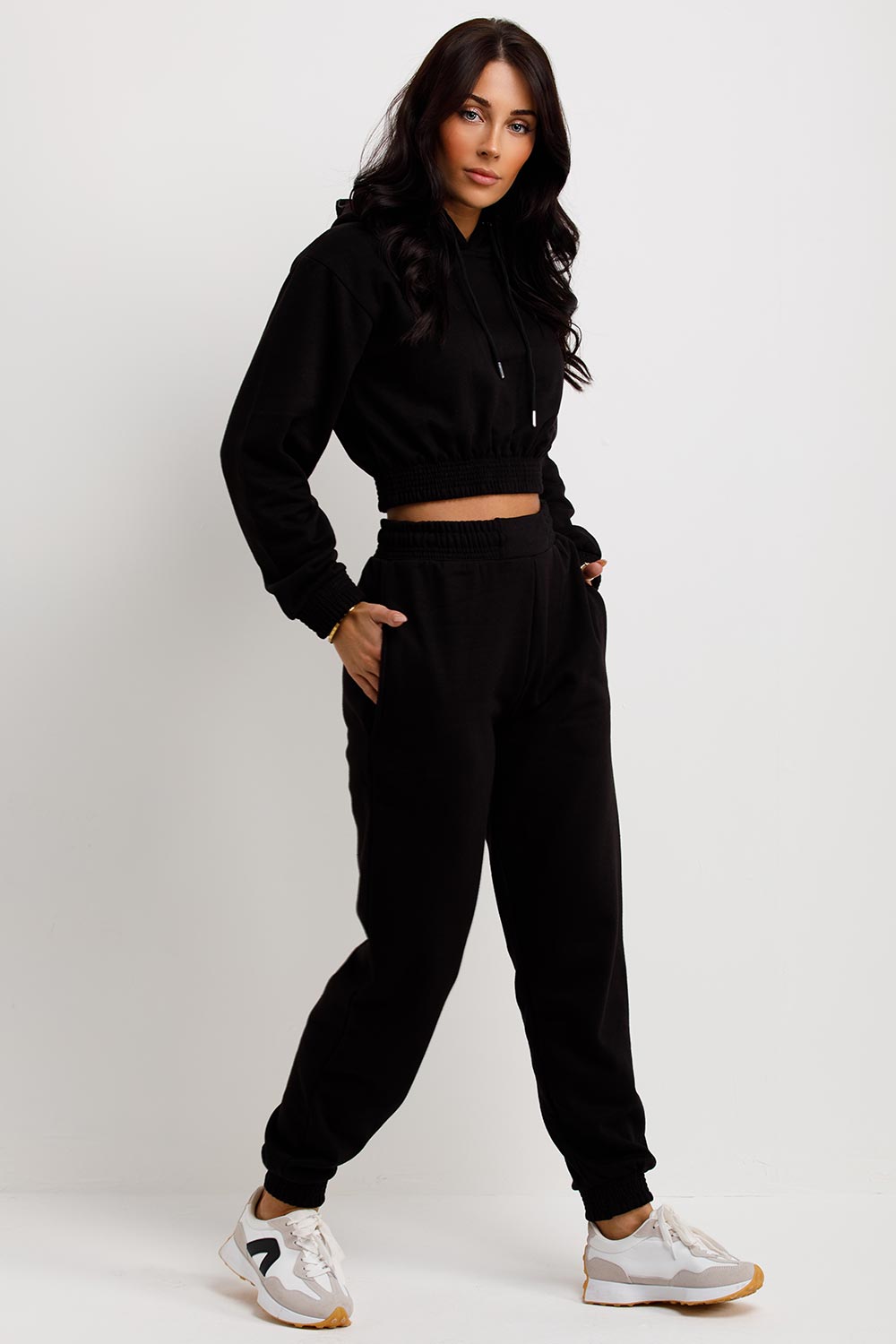 Womens Black Jogger Tracksuit Tracksuit Bottoms Things To Wear