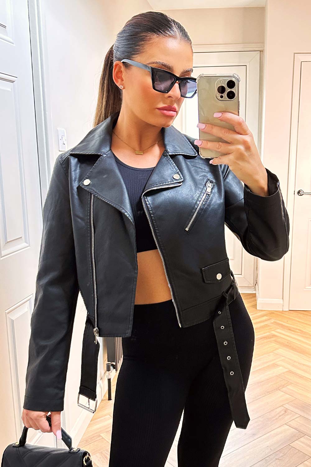 faux leather jacket zara womens uk sale