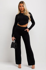 womens corset top and trousers set