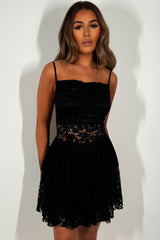 black ruffle frilly lace dress oh thats so fetch
