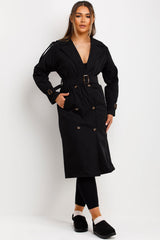 womens longline trench coat for womens