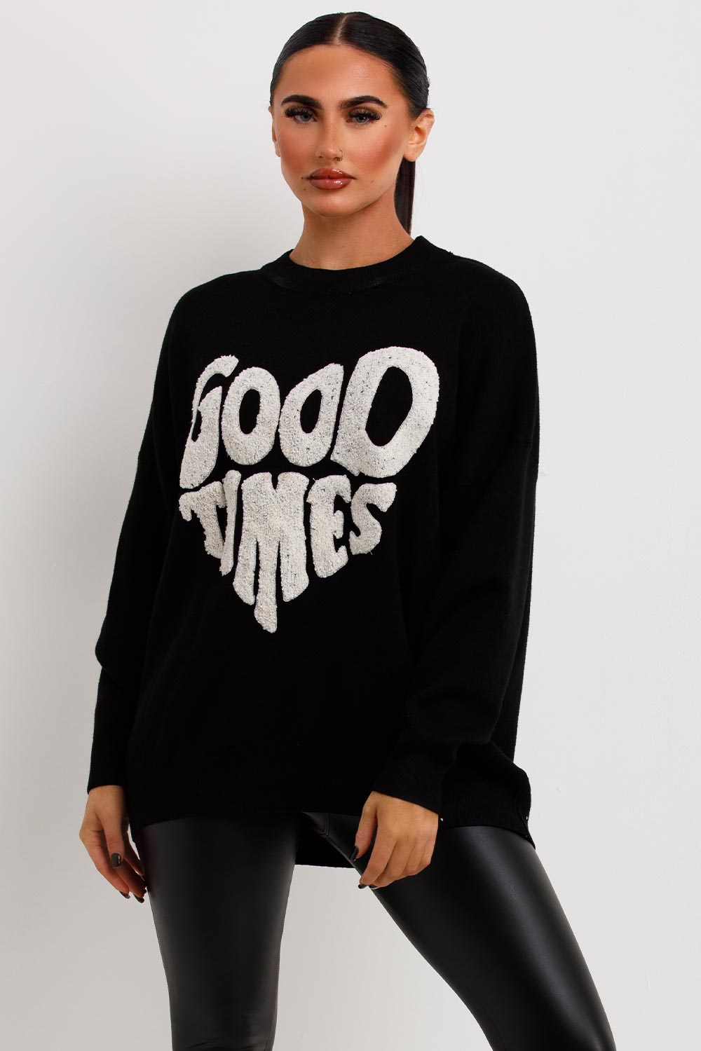 good times knitted jumper womens