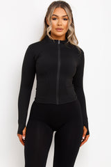 sculpt shaping zip up jacket