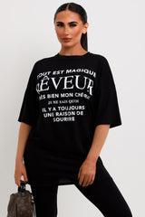 black reveur t shirt womens