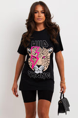 womens wild thang tiger graphic t shirt sale