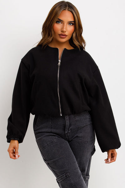 zara soft bomber jacket for womens styledup fashion