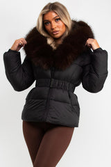 padded puffer winter jacket for womens uk