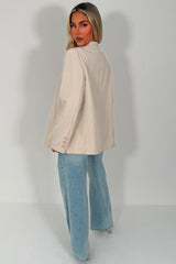 cross over tailored blazer jacket zara womens uk styledup sale