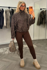 trendy plaid check jacket for womens styledup uk