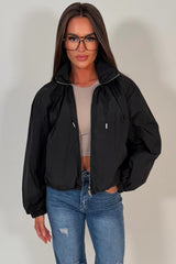transitional funnel neck jacket for womens cernucci styledup uk  