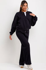 dark navy tracksuit set womens